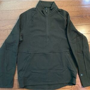 Lululemon Athletica Textured Olive Pullover
